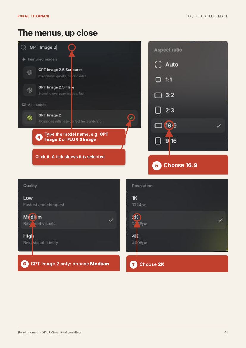 PDF page showing image settings up close